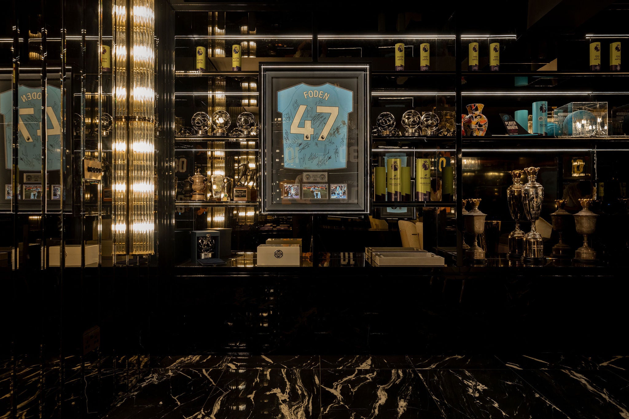 Trophy Lounge interior detail, Cheshire