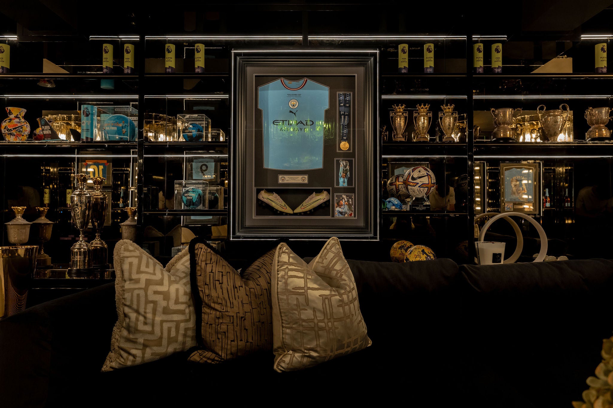 Trophy Lounge interior detail, Cheshire