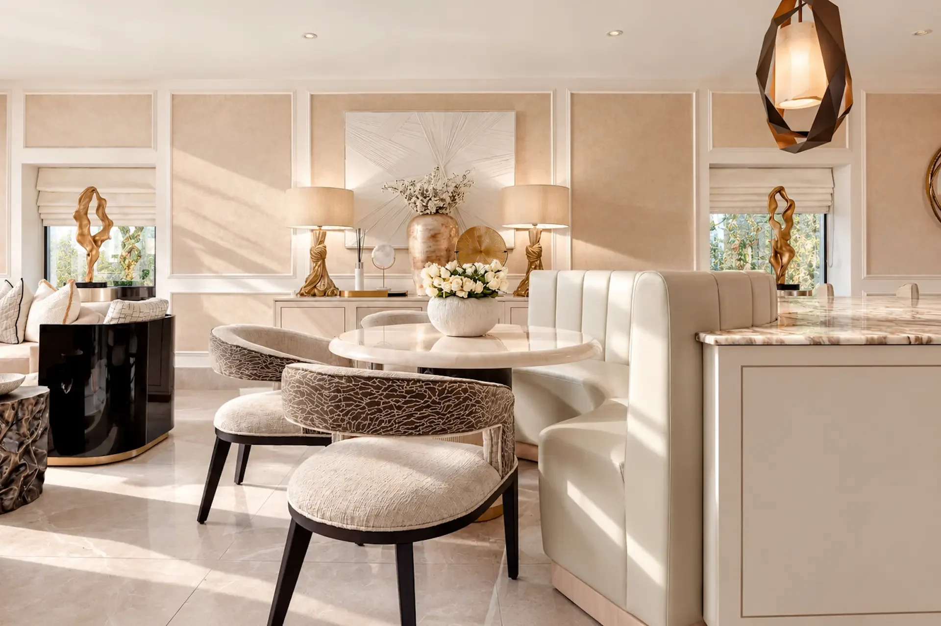 The Lake House interior, Cheshire