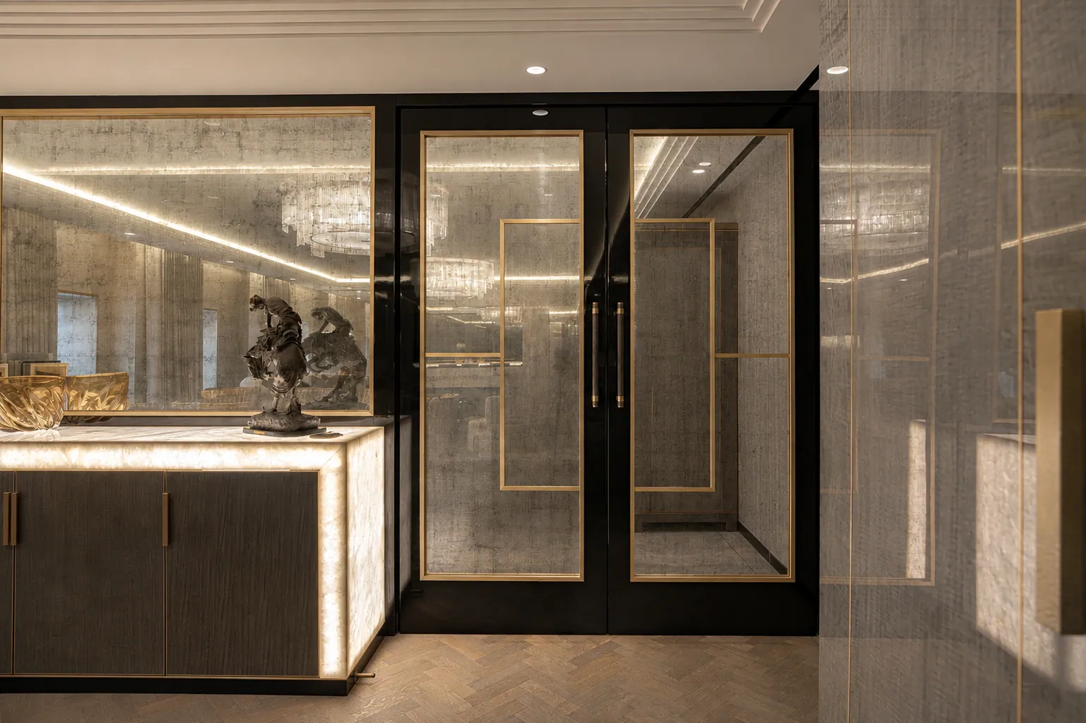 Mayfair Penthouse interior detail, London