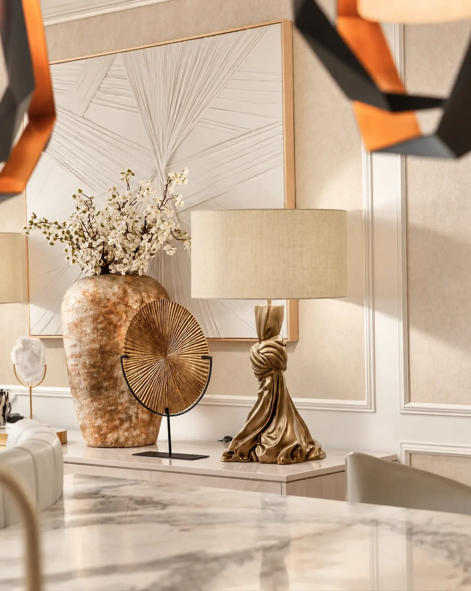 The Lake House interior detail, Cheshire