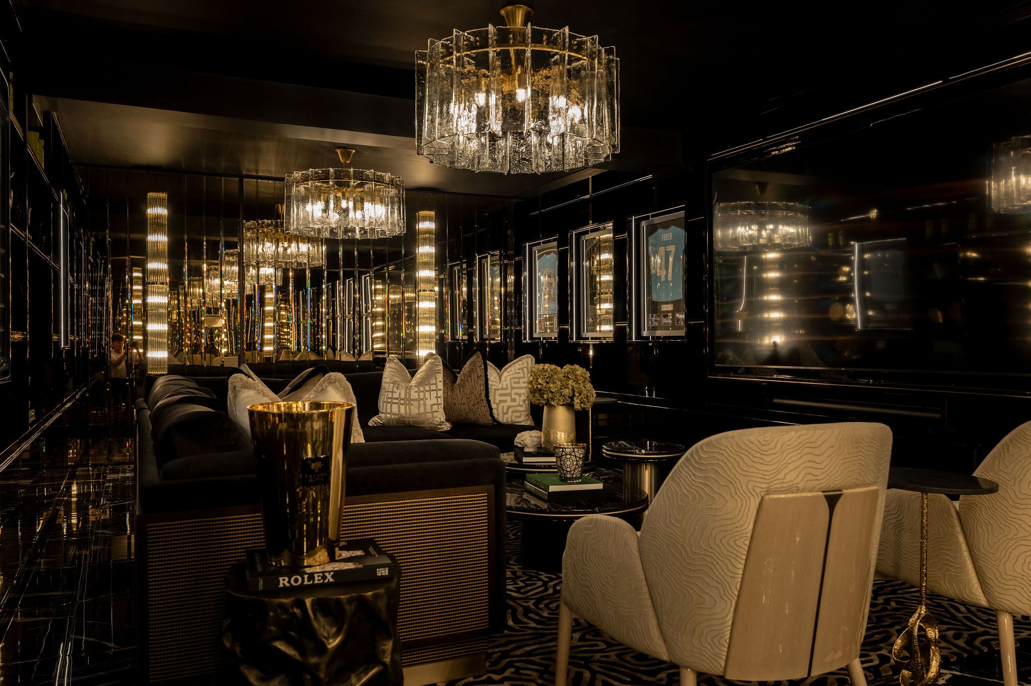 Trophy Lounge interior design, Cheshire